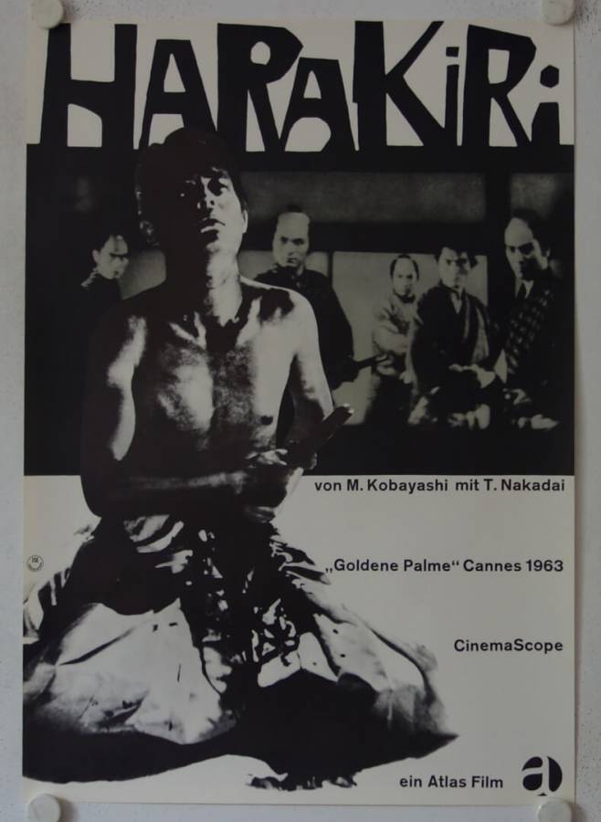 Harakiri originales deutsches Filmplakat